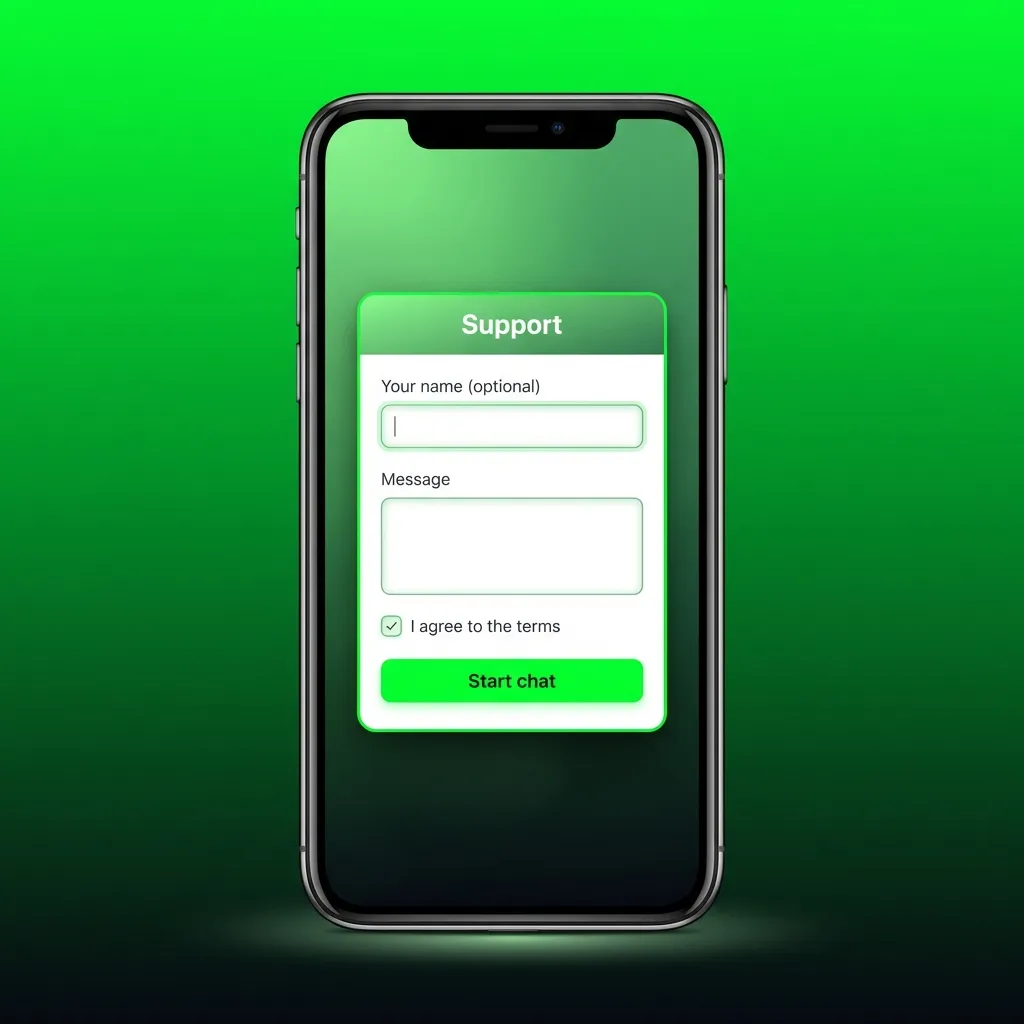 BC Game mobile app login screen showing email and password fields with login button